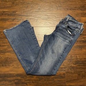 American Eagle Women's Size 8 Artist Boot Cut Denim Blue Jeans